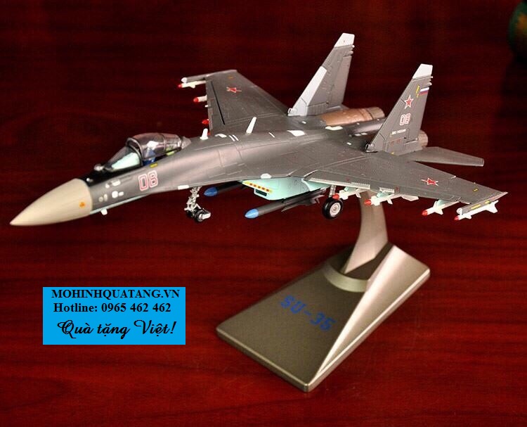 MÔ HÌNH MÁY BAY CHIẾN ĐẤU SU 35 ( MÔ HÌNH TĨNH )