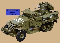 Mô hình xe bọc thép M31 thế chiến thứ II của Mỹ