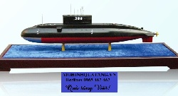 Mô hình tàu ngầm Kilo bằng đồng và hợp kim