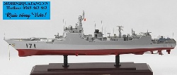 Mô hình tàu chiến khu trục 171 hợp kim kẽm