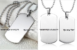 Thẻ Dogtag khắc miễn phí theo yêu cầu