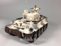 Mô hình xe tăng Tiger I ( Hợp kim )